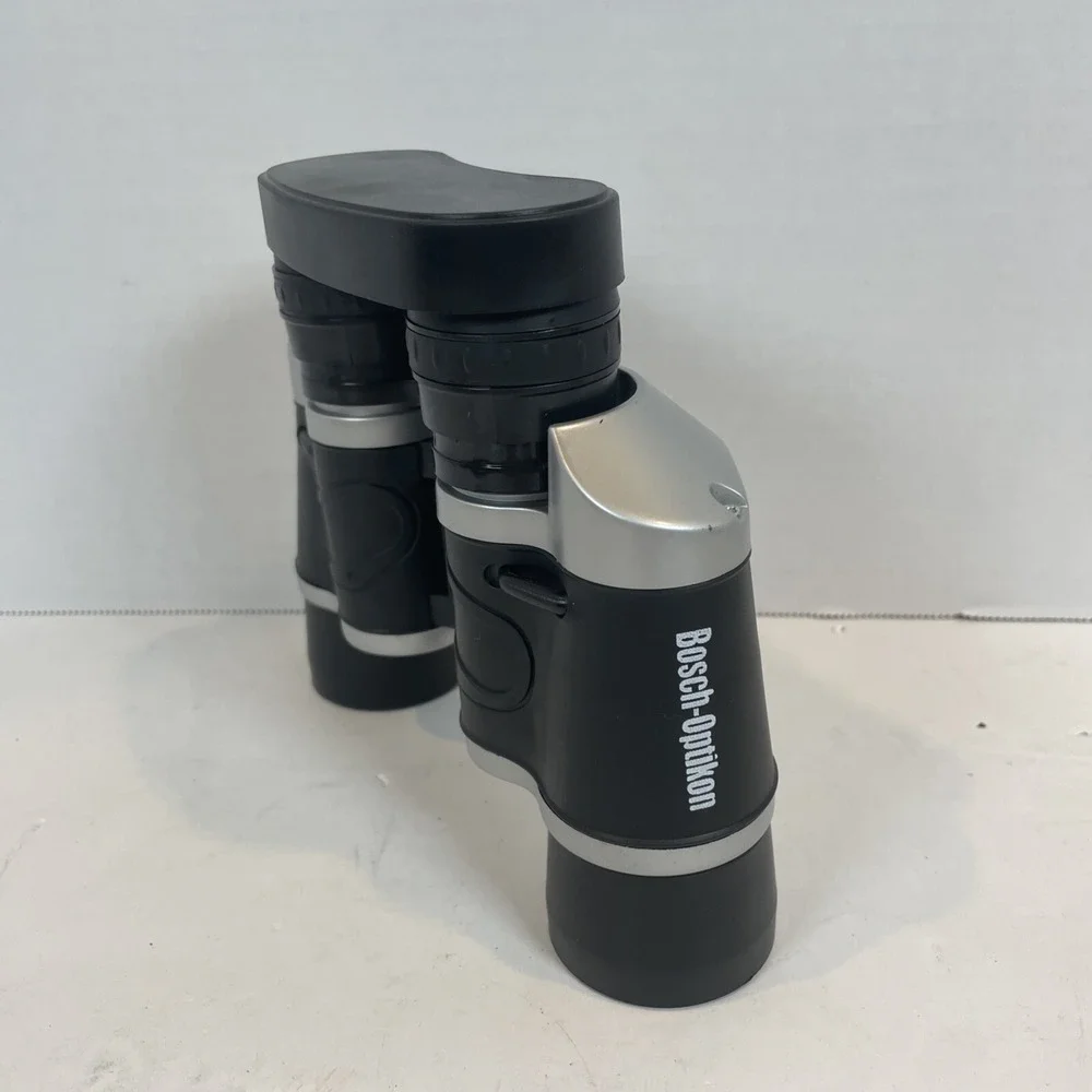 Bosch-Optikon Binoculars Black Silver‎ Compass Outdoor Gear Case Caps